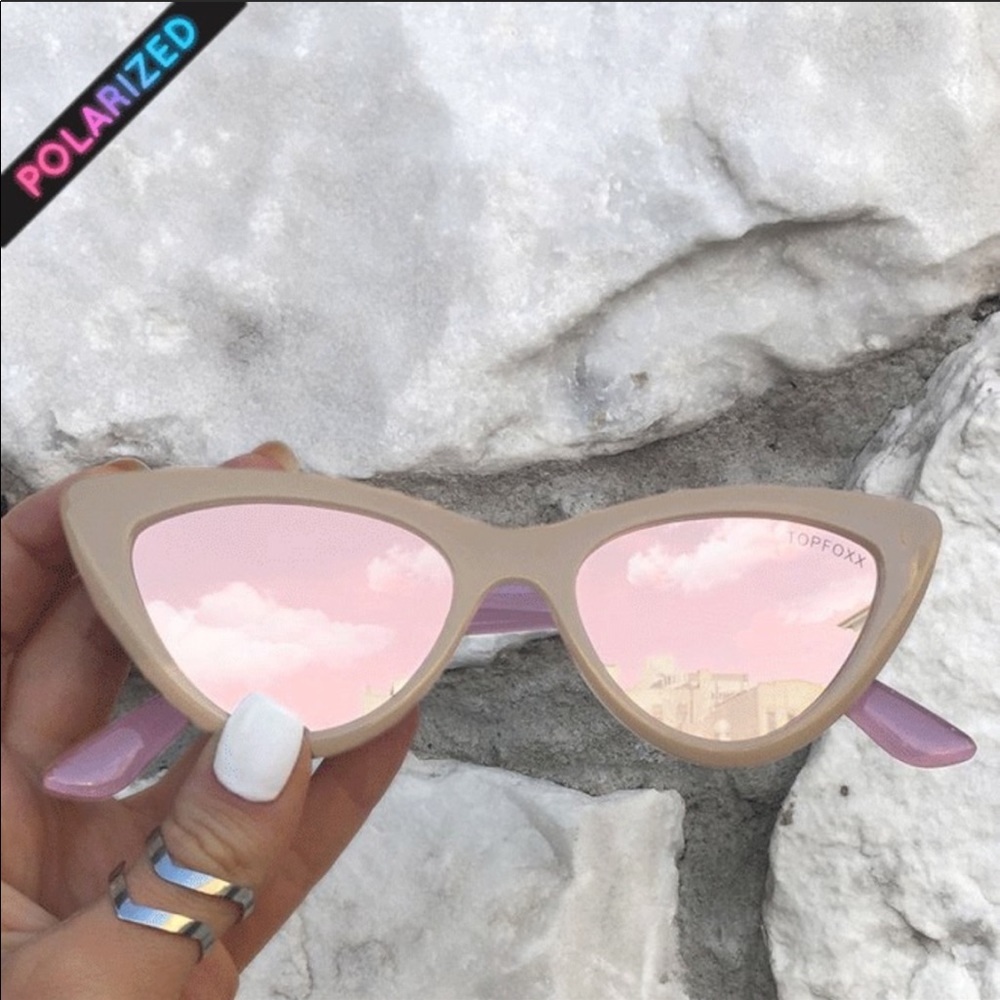 New Trendy Polarized Nude Frame Sunglasses 😎